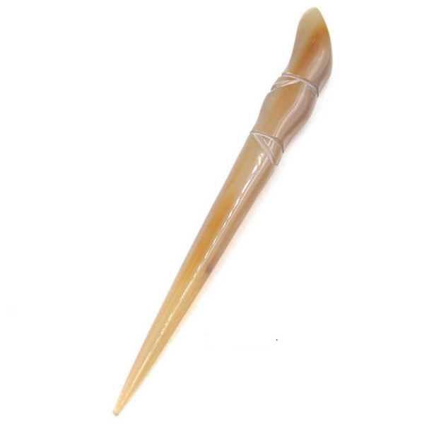 Lady Natural Ox Horn Hair Stick Health Care