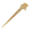 Lady Natural Ox Horn Hair Stick Health Care