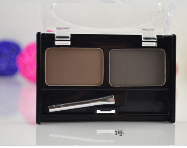 Eyeshadow Eye Brow With Brush 2 Color