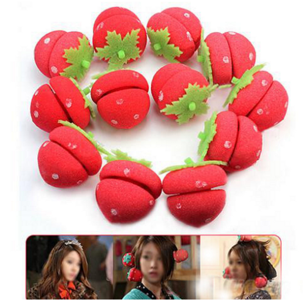 Strawberry Balls Hair Care Soft Rollers Styling