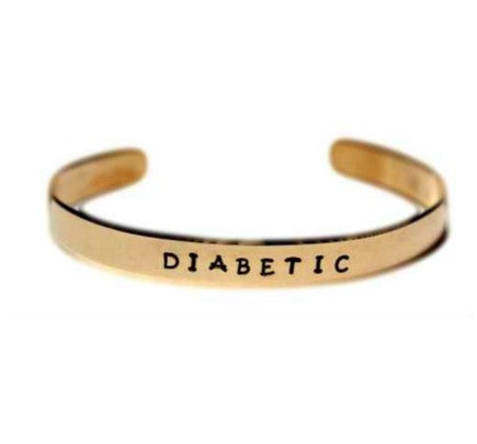 Diabetic Brass Bracelet