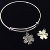 Diabetic Double Sided Medical Alert Charm Bracelet